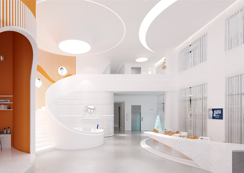 上海青浦區建民口腔醫(yī)院裝修設計案例效果圖